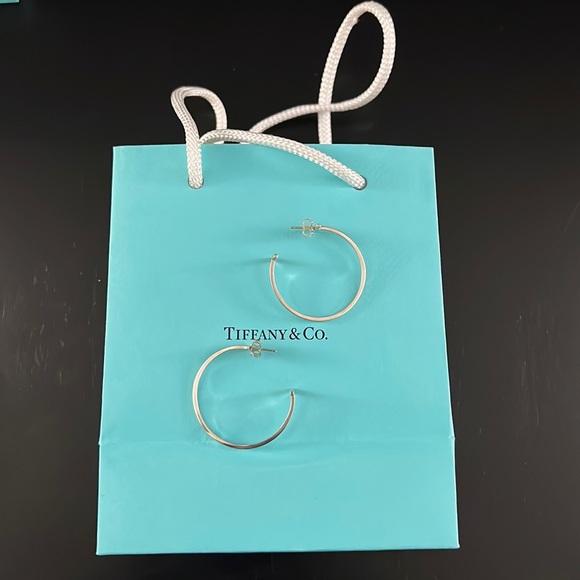 Tiffany & Co. Jewelry Tiffany T Silver Hoop Earrings Poshmark